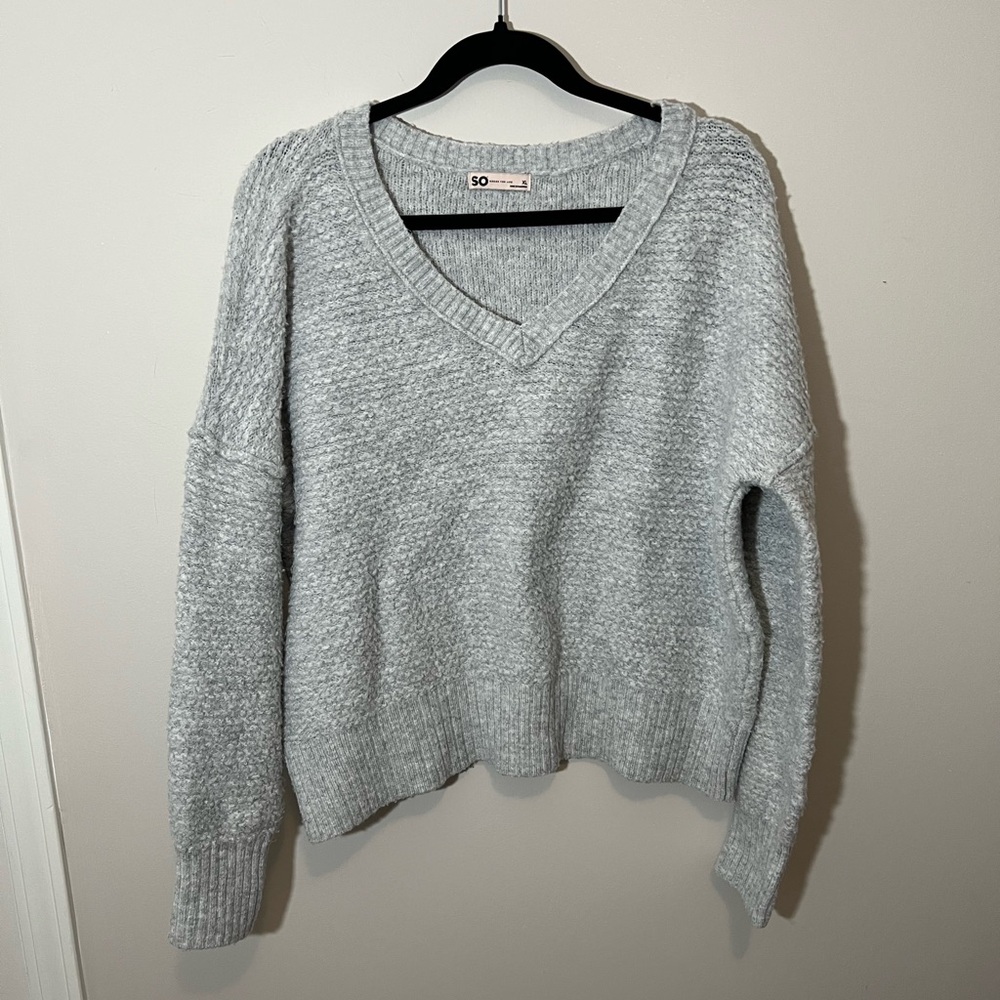 So V-Neck Will Blend Sweater